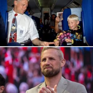 I træning som tv-vært: Smed Kasper Schmeichel lige en nyhed på direkte tv?